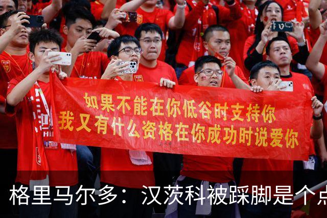格里马尔多：汉茨科被踩脚是个点球，必须有人解释为何VAR没介入